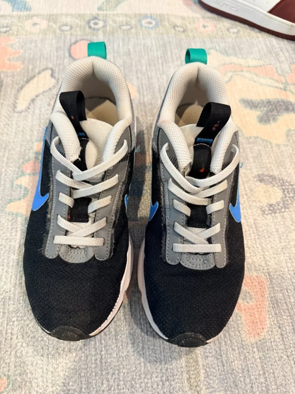 ⚡ Nike Air Max Pulse Sneakers — Black/Blue/Grey Boys 3Y